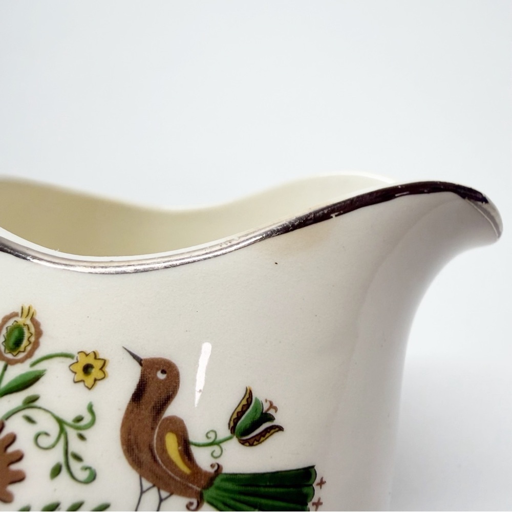 Vintage Homer Laughlin Cavalier Persian Garden Sugar Creamer Canister Set - Picture 8 of 16